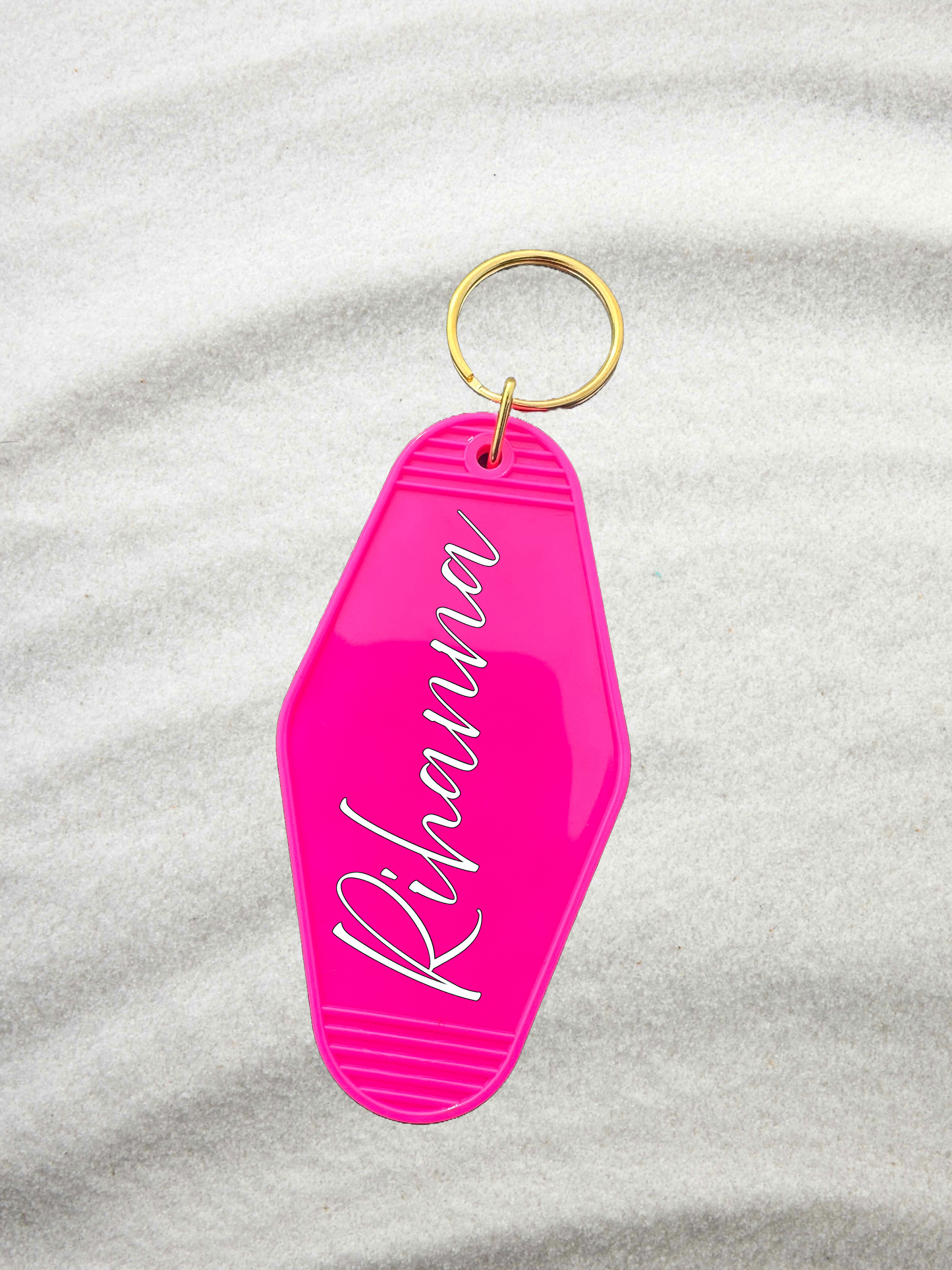 Pink Checkered Keychain | “Not My First Rodeo” Design | Customizable Gift