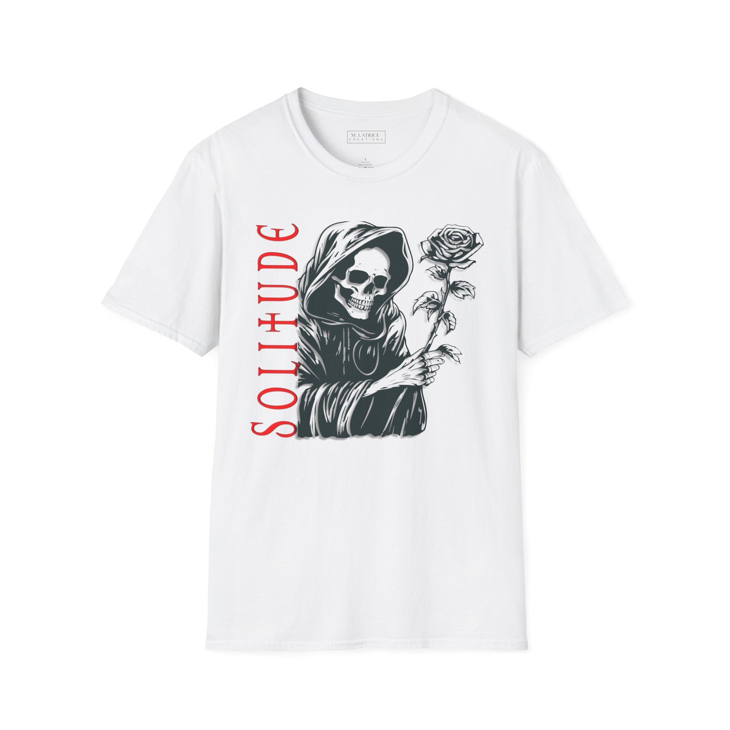 Gothic Solitude Graphic T-Shirt for Unisex - Perfect for Halloween and Everyday Wear