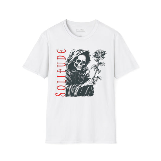 Gothic Solitude Graphic T-Shirt for Unisex - Perfect for Halloween and Everyday Wear